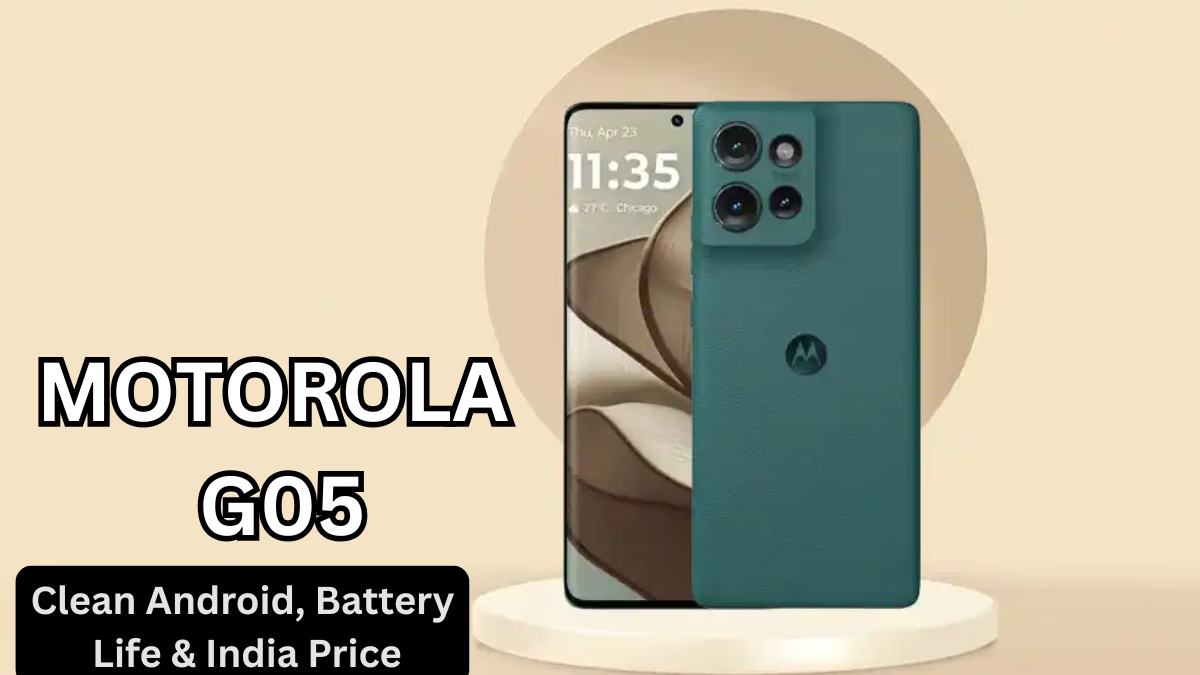 Motorola G05: Clean Android, Battery Life & India Price