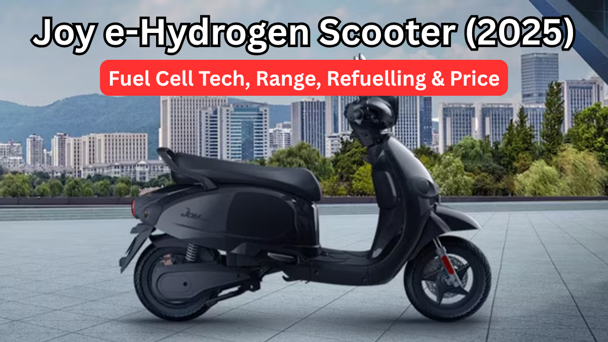 Joy e-Hydrogen Scooter (2025): Fuel Cell Tech, Range, Refuelling & Price