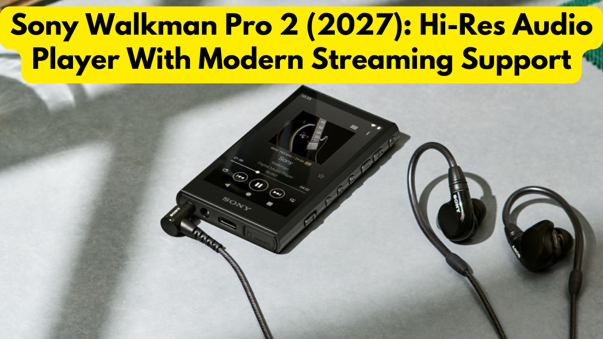 Sony Walkman Pro 2 (2027): Hi-Res Audio Player With Modern Streaming Support
