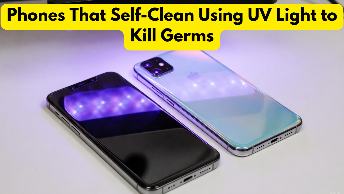 Phones That Self-Clean Using UV Light to Kill Germs