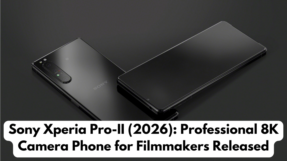 Sony Xperia Pro-II (2026): Professional 8K Camera Phone for Filmmakers Released