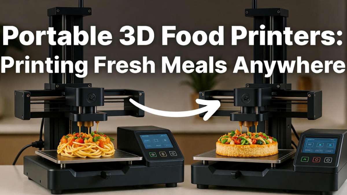 Portable 3D Food Printers: Printing Fresh Meals Anywhere