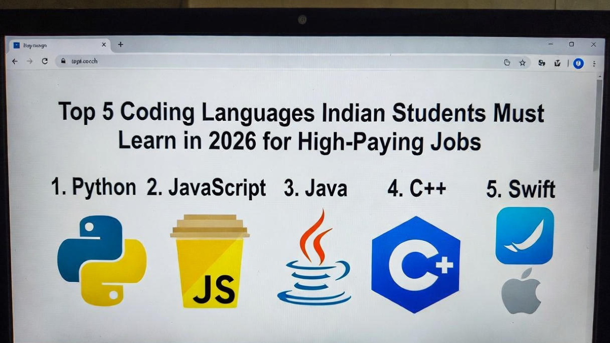 Top 5 Coding Languages Indian Students Must Learn in 2026 for High-Paying Jobs