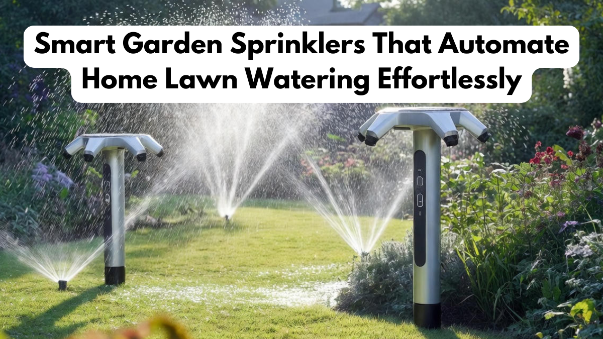 Smart Garden Sprinklers That Automate Home Lawn Watering Effortlessly