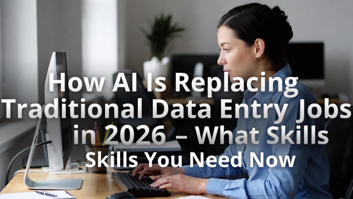 How AI Is Replacing Traditional Data Entry Jobs in 2026 – What Skills You Need Now