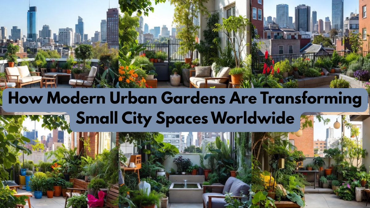 How Modern Urban Gardens Are Transforming Small City Spaces Worldwide