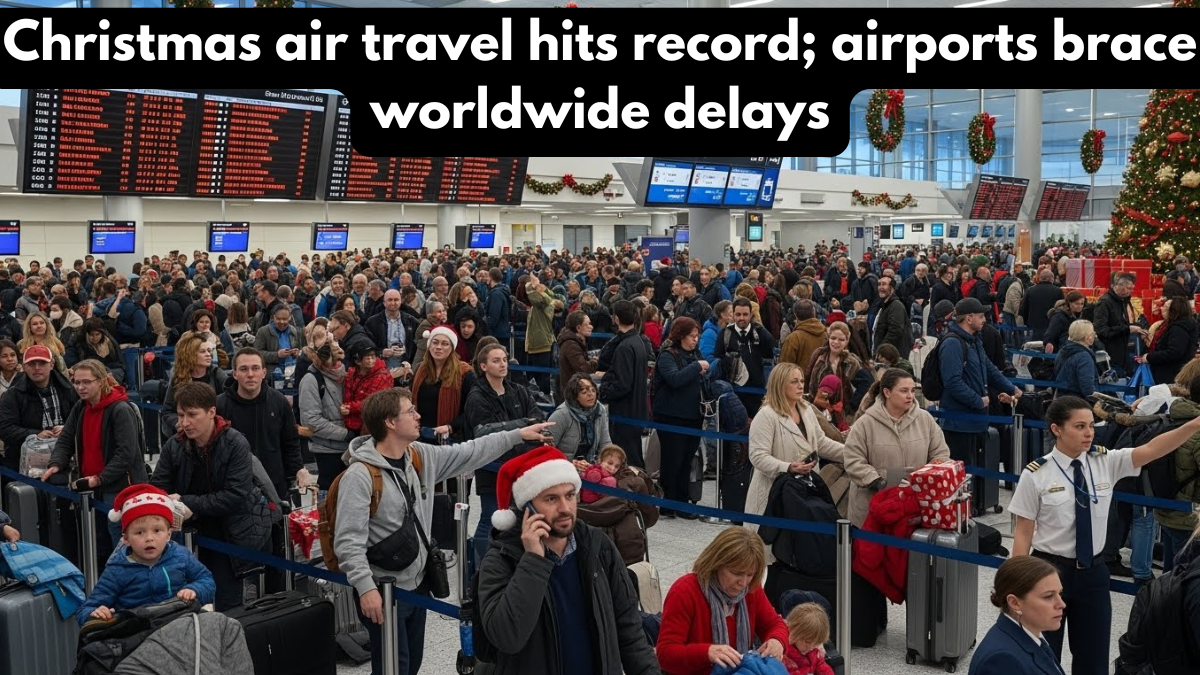 Christmas air travel hits record; airports brace worldwide delays
