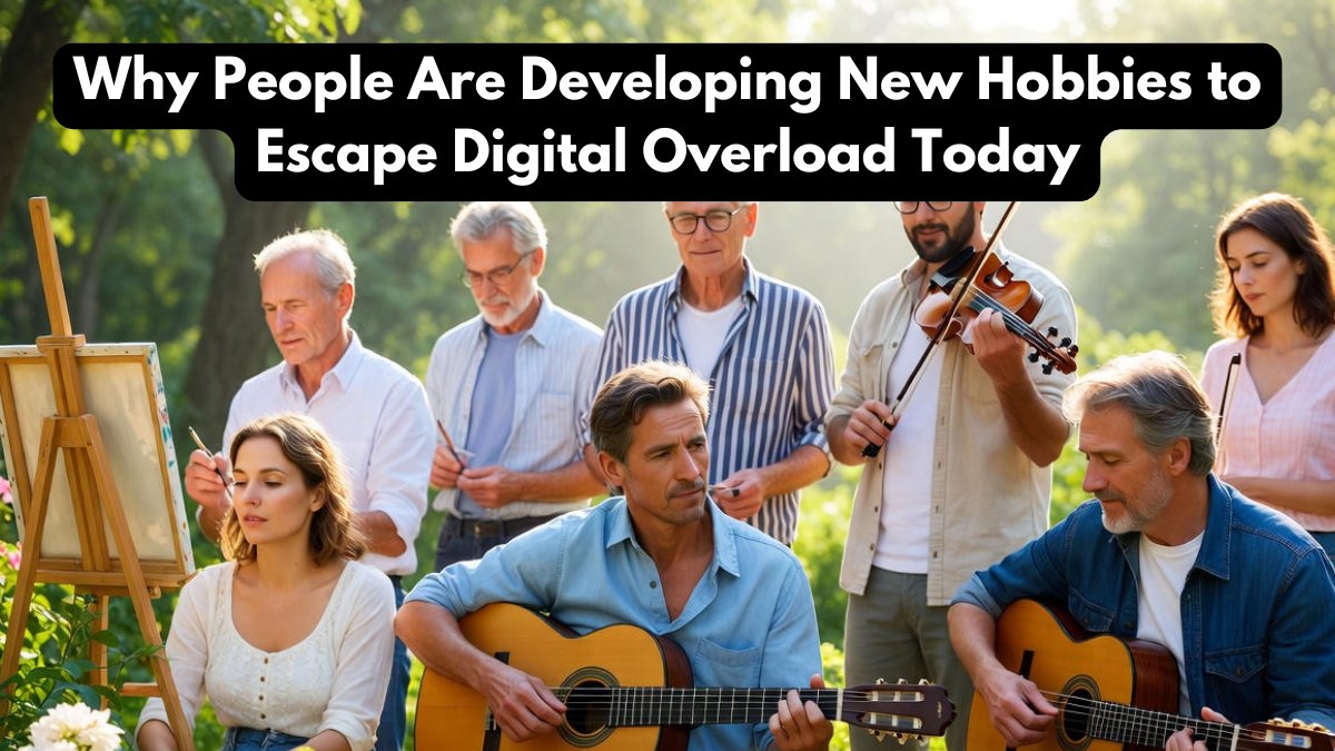 Why People Are Developing New Hobbies to Escape Digital Overload Today