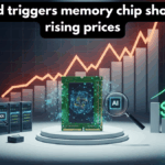 AI demand triggers memory chip shortage and rising prices