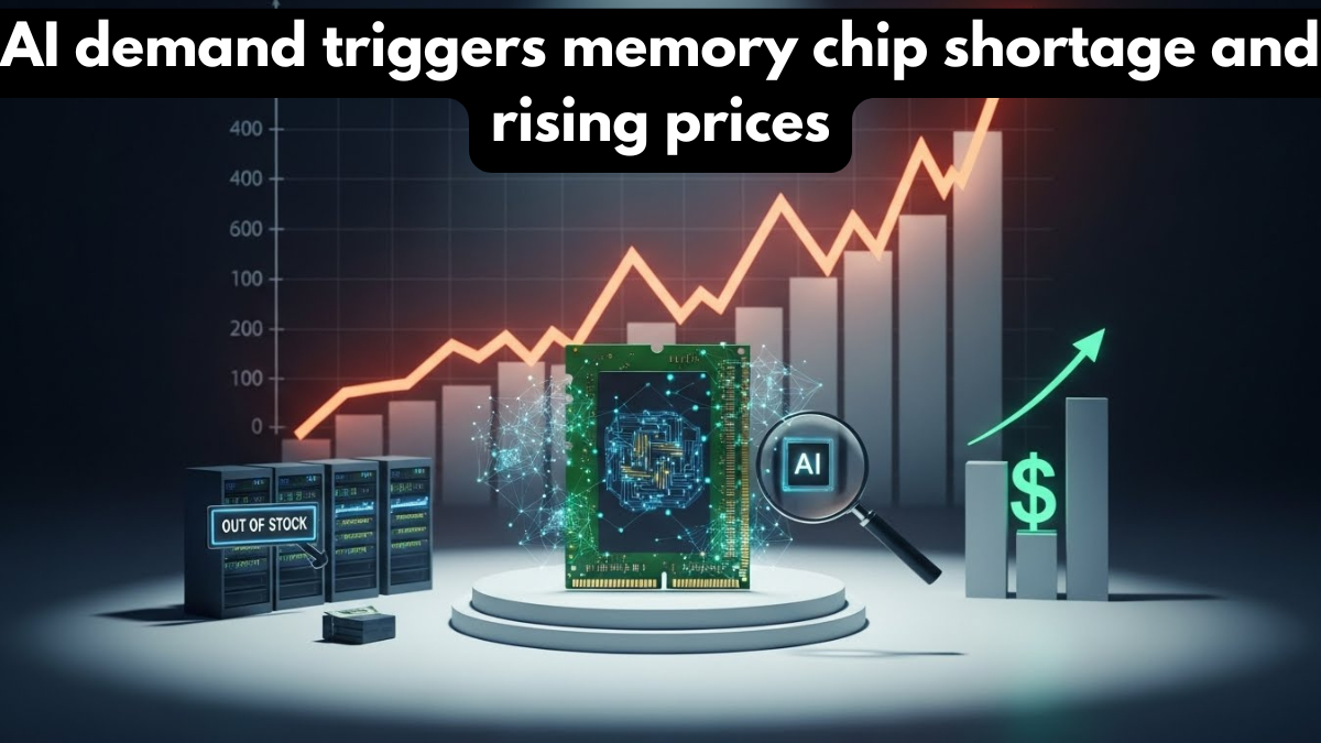 AI demand triggers memory chip shortage and rising prices