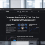 Quantum Passwords 2026: The End of Traditional Cybersecurity