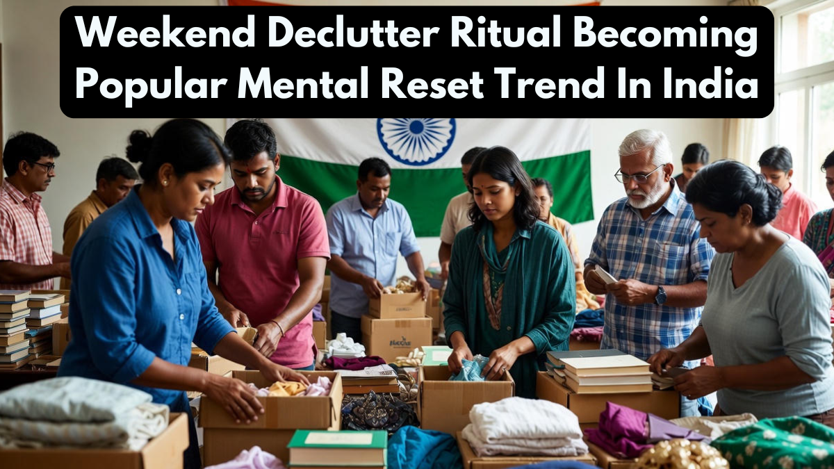 Weekend Declutter Ritual Becoming Popular Mental Reset Trend In India