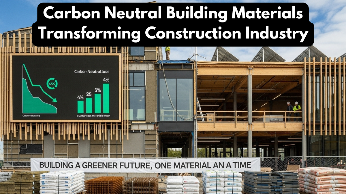 Carbon Neutral Building Materials Transforming Construction Industry