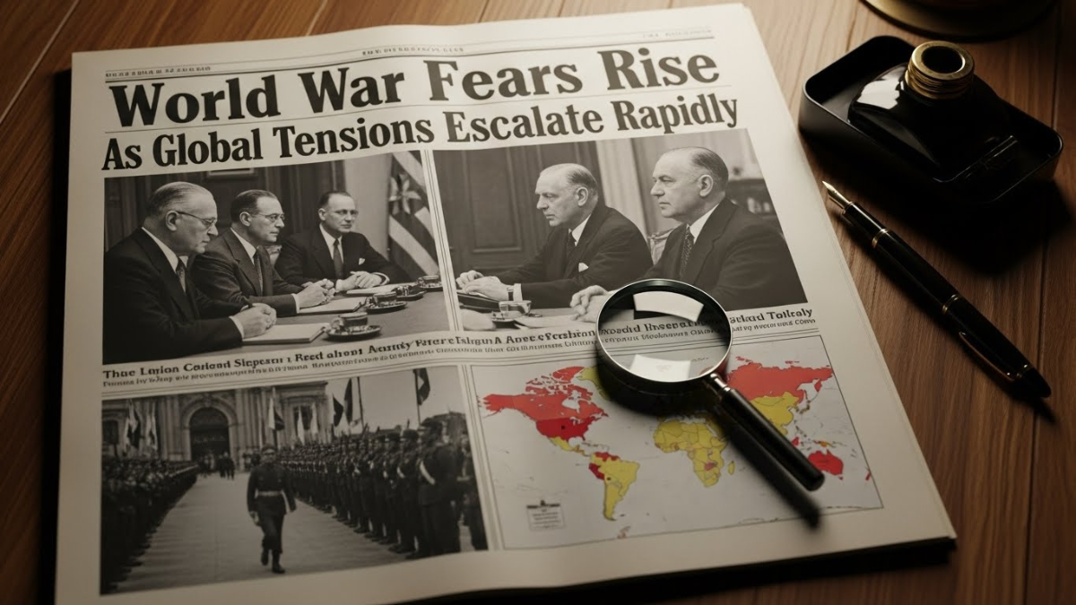 World War Fears Rise As Global Tensions Escalate Rapidly