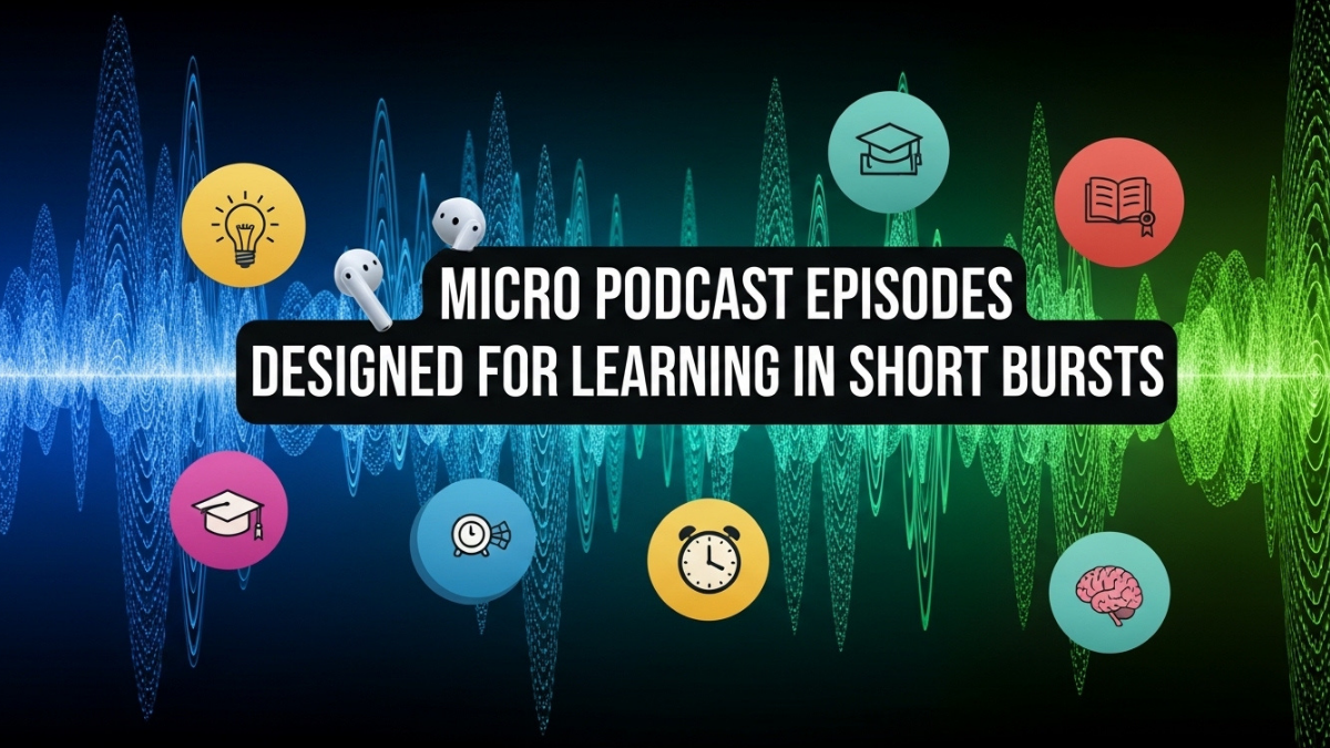 Micro Podcast Episodes Designed for Learning in Short Bursts