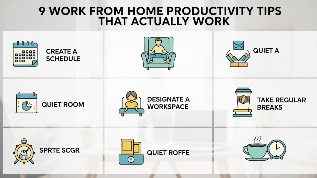 9 Work From Home Productivity Tips That Actually Work