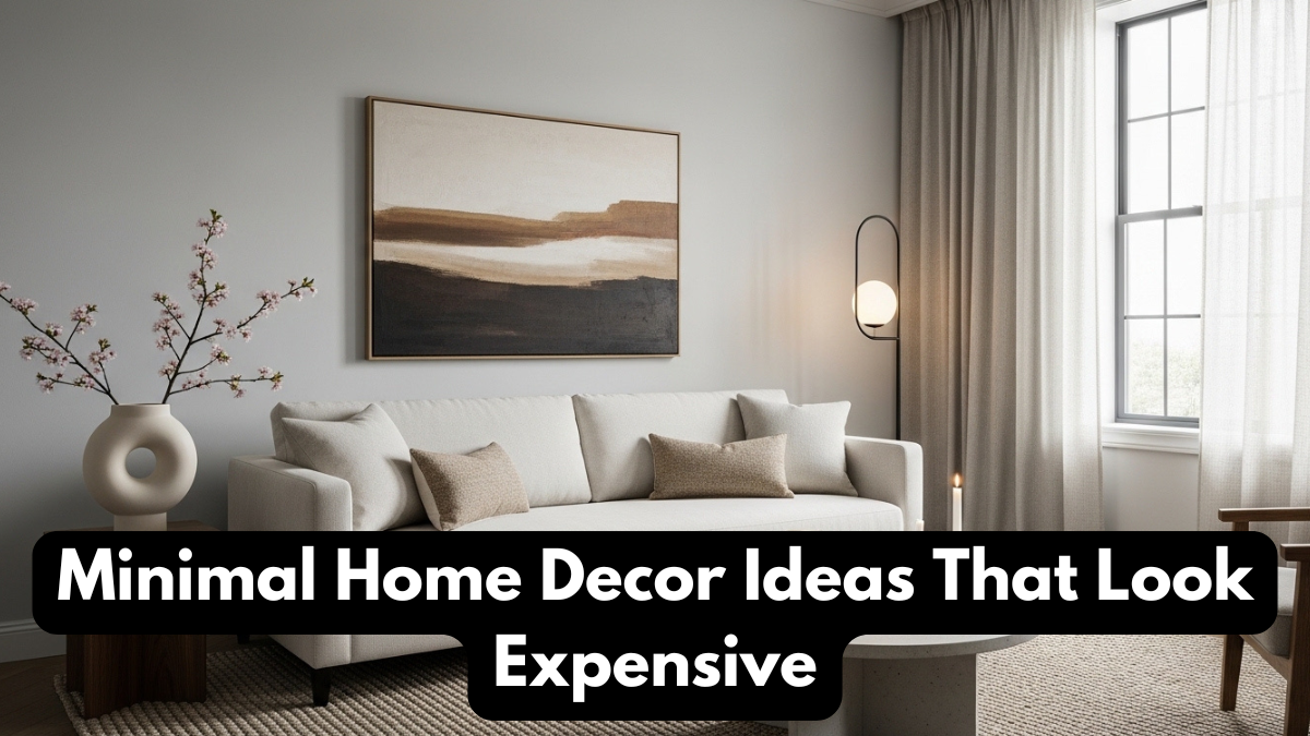 Minimal Home Decor Ideas That Look Expensive