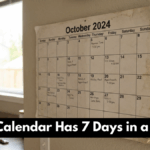 Why Calendar Has 7 Days in a Week