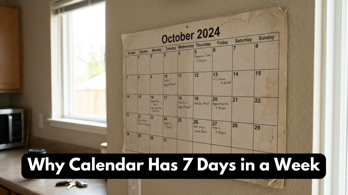 Why Calendar Has 7 Days in a Week